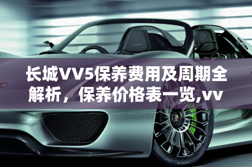 长城VV5保养费用及周期全解析，保养价格表一览,vv5保养费用及周期，长城汽车保养价格表
