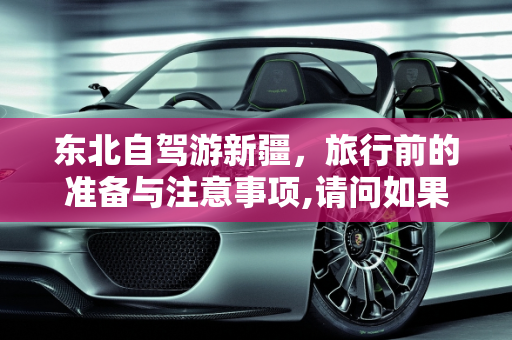 东北自驾游新疆，旅行前的准备与注意事项,请问如果从东北自驾游去新疆的话，需要注意些什么？谢谢