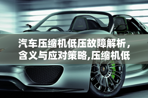 汽车压缩机低压故障解析，含义与应对策略,压缩机低压故障是什么意思,汽车压缩机低压开关故障