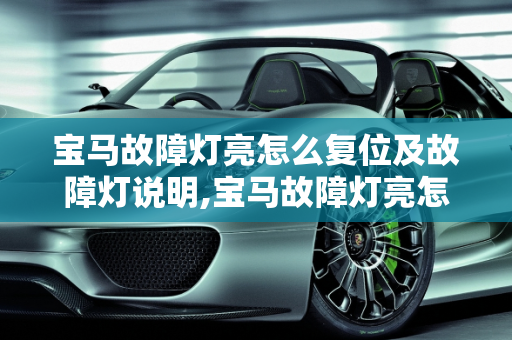 宝马故障灯亮怎么复位及故障灯说明,宝马故障灯亮怎么复位，宝马汽车故障灯说明