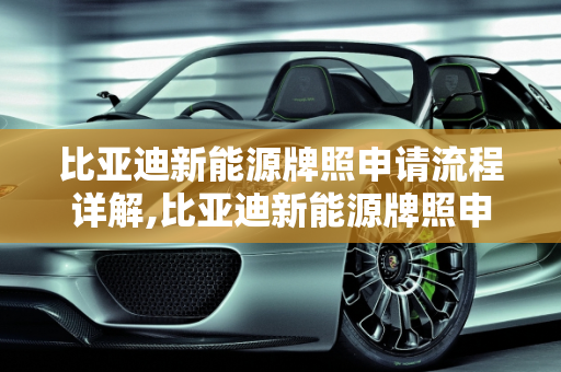 比亚迪新能源牌照申请流程详解,比亚迪新能源牌照申请流程
