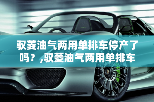 驭菱油气两用单排车停产了吗？,驭菱油气两用单排车停产了吗