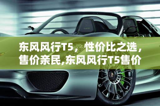 东风风行T5，性价比之选，售价亲民,东风风行T5售价