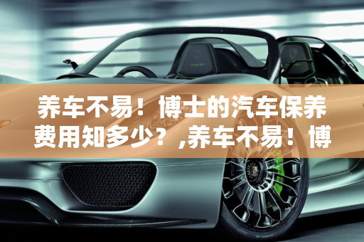 养车不易！博士的汽车保养费用知多少？,养车不易！博士的汽车保养费用知多少？