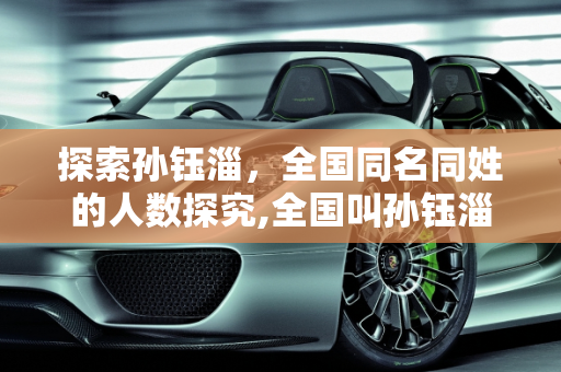 探索孙钰淄，全国同名同姓的人数探究,全国叫孙钰淄的有多少人