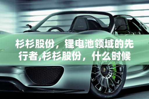 杉杉股份，锂电池领域的先行者,杉杉股份，什么时候开始做锂电池