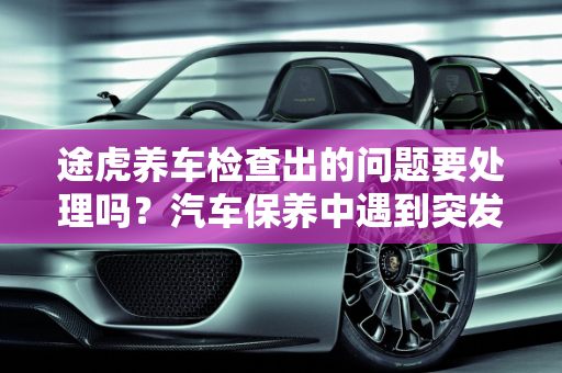途虎养车检查出的问题要处理吗？汽车保养中遇到突发情况如何应对,途虎养车检查出的问题要处理吗,汽车保养遇到突发情况