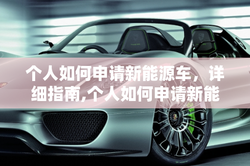 个人如何申请新能源车，详细指南,个人如何申请新能源车，申请新能源