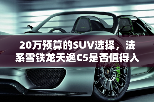 20万预算的SUV选择，法系雪铁龙天逸C5是否值得入手？,20万落地的SUV，看上法系的雪铁龙天逸C5了，可以入手吗？有什么建议吗