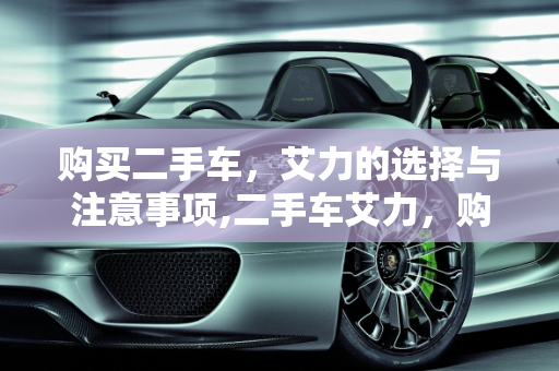 购买二手车，艾力的选择与注意事项,二手车艾力，购买二手车的优缺点及注意事项