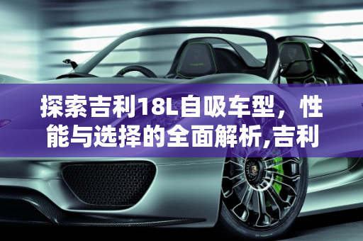 探索吉利18L自吸车型，性能与选择的全面解析,吉利18l自吸车型有哪几款