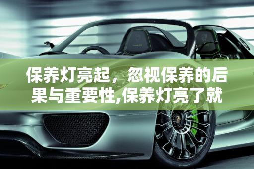 保养灯亮起，忽视保养的后果与重要性,保养灯亮了就不保养有什么后果