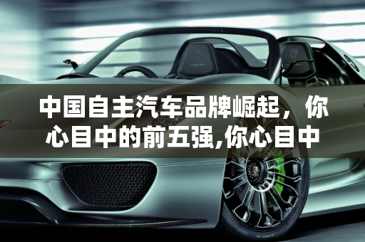 中国自主汽车品牌崛起，你心目中的前五强,你心目中的自主汽车品牌排名前五的有哪些