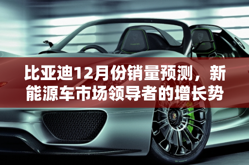 比亚迪12月份销量预测，新能源车市场领导者的增长势头,比亚迪12月份销量预测，比亚迪新能源车销量