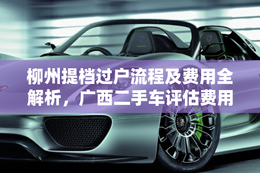 柳州提档过户流程及费用全解析，广西二手车评估费用一览,柳州提档过户流程及费用，广西二手车评估费用
