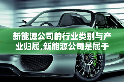 新能源公司的行业类别与产业归属,新能源公司是属于何种行业类别，新能源属于什么产业