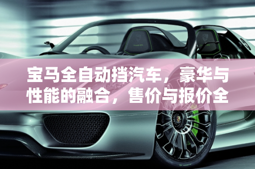 宝马全自动挡汽车，豪华与性能的融合，售价与报价全解析,宝马全自动挡汽车售价，汽车报价宝马