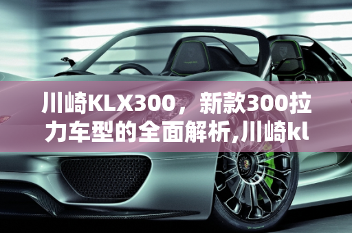 川崎KLX300，新款300拉力车型的全面解析,川崎klx300参数，川崎新款300拉力车型