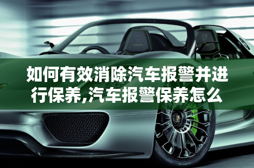 如何有效消除汽车报警并进行保养,汽车报警保养怎么消除