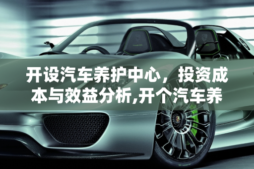 开设汽车养护中心，投资成本与效益分析,开个汽车养护中心需投入多少，效益怎么样
