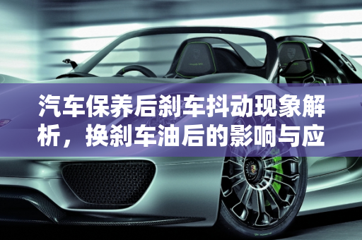 汽车保养后刹车抖动现象解析，换刹车油后的影响与应对策略,换刹车油后踩刹车时有抖动,汽车保养之后刹车抖动