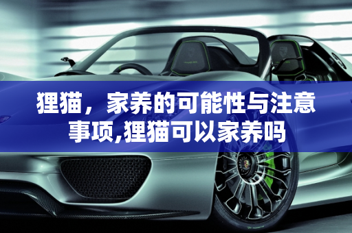 狸猫，家养的可能性与注意事项,狸猫可以家养吗
