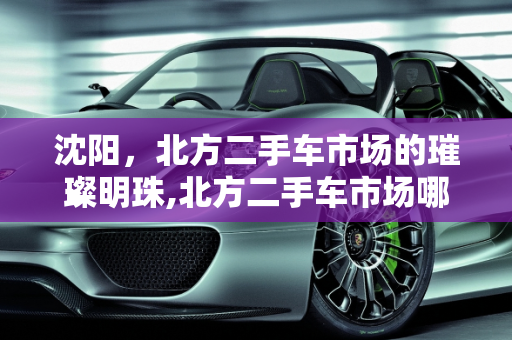 沈阳，北方二手车市场的璀璨明珠,北方二手车市场哪里最大,沈阳2021年二手车销量
